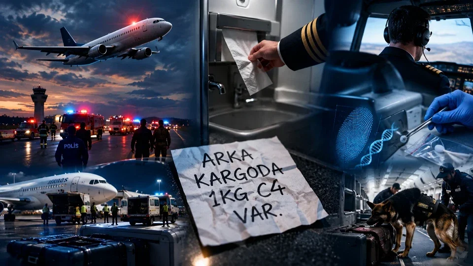 Ankara Şanlıurfa Uçağında Bomba Alarmı Yolcular Tahliye Edildi