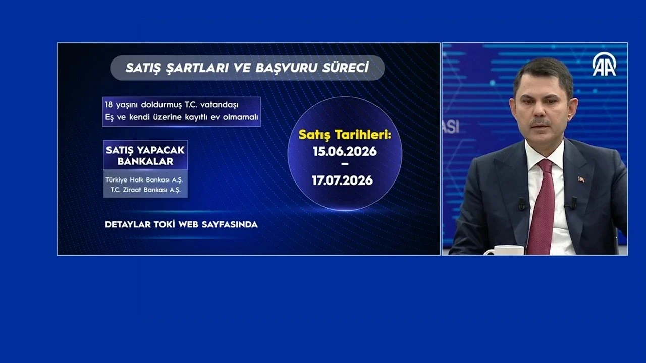 Bakan Kurum detayları açıkladı: 64 ilde 20 bin konut satışa çıkacak