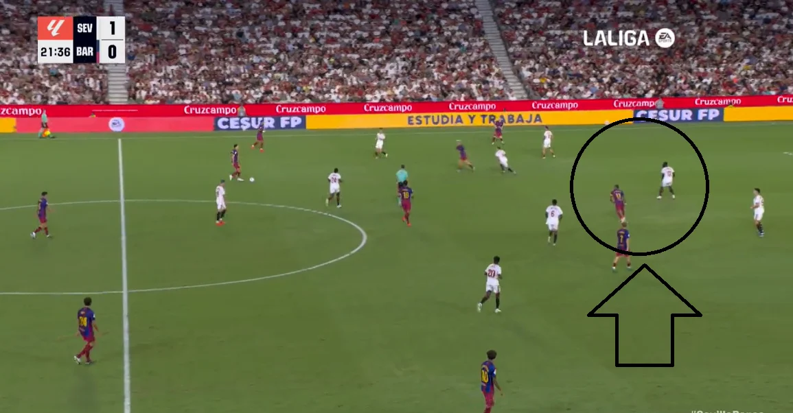 Barcelona Sevilla deplasmanında hataları affetmedi