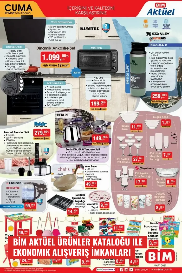 BİM Aktüel Ürünler Kataloğu ile Ekonomik Alışveriş İmkanları