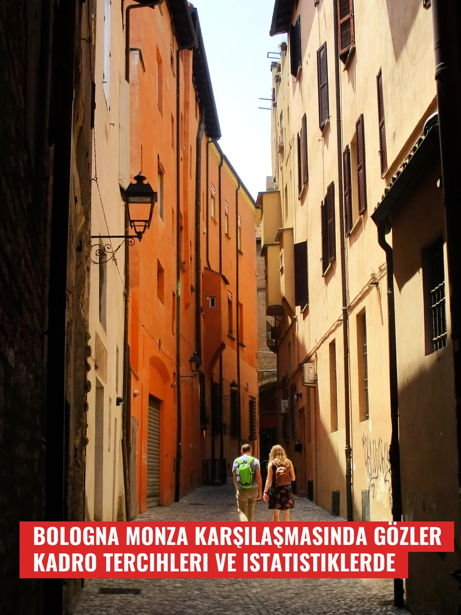 Bologna Monza karşılaşmasında gözler kadro tercihleri ve istatistiklerde