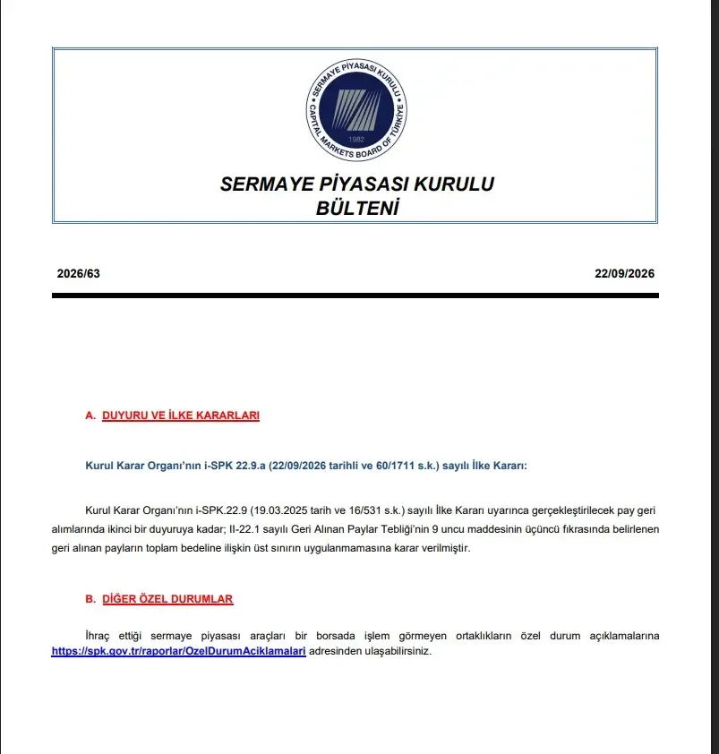 Borsada hisse geri alımı hareketlendi