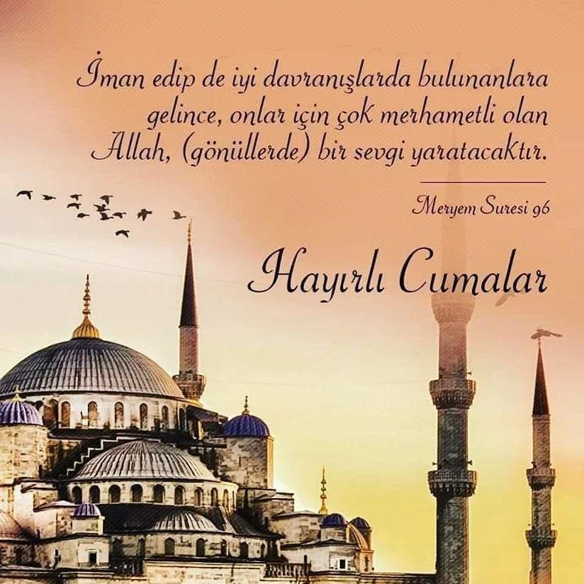 Cuma gününe özel en yeni dualı ve ayetli mesajlar
