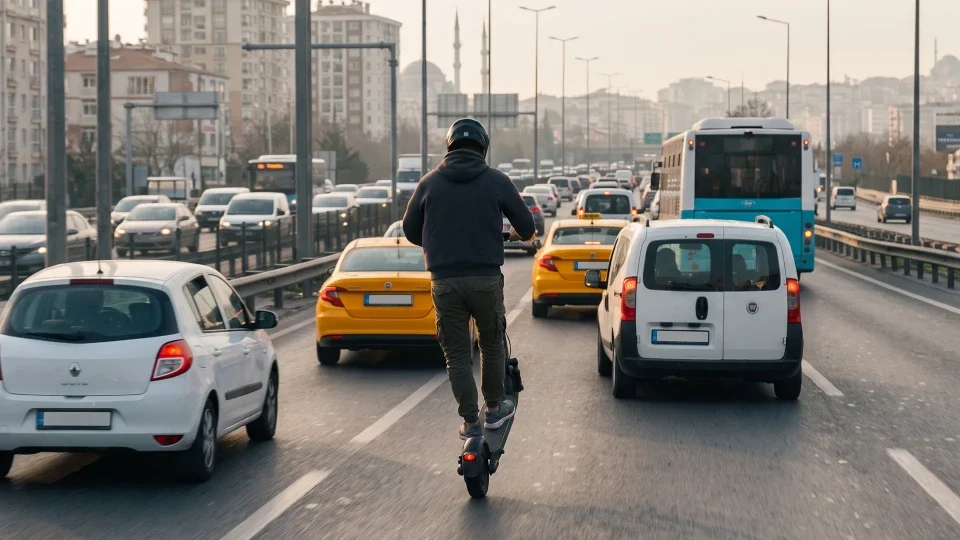 Elektrikli skuter kullananlar için yaş hız ve park sınırları