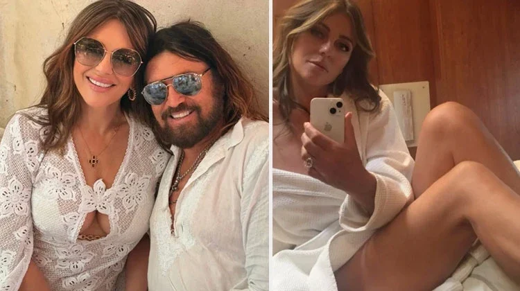 Elizabeth Hurley ile Billy Ray Cyrus nişanlandı