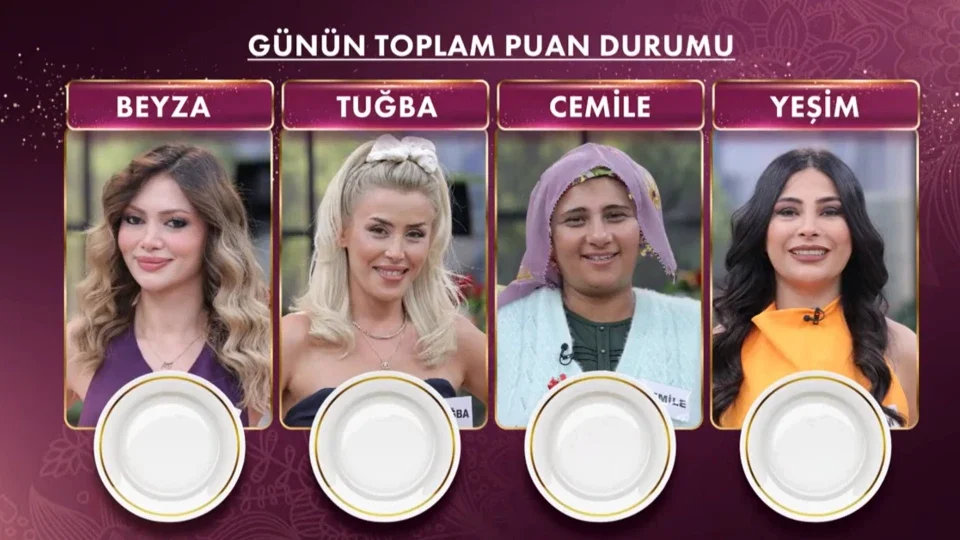 Gelinim Mutfakta 13 Ekim 2026 puan durumu için gözler günün birincisinde