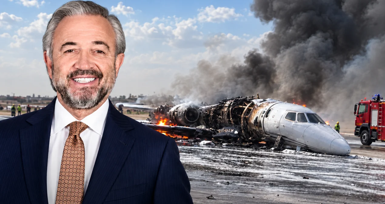 Hamdi Akın’ın özel jeti Libya’da pistten çıkıp alev aldı