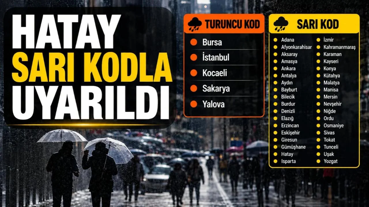 Hatay’da 19 Ekim için hava takibi sürüyor