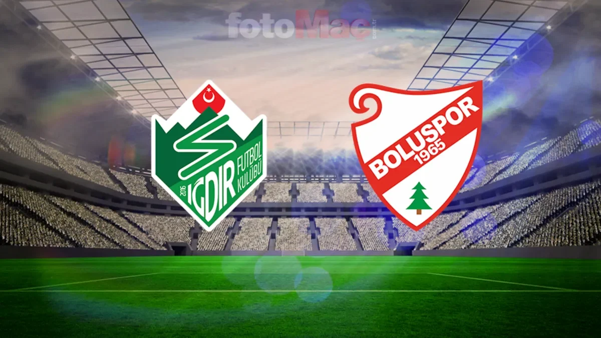 Iğdır FK Boluspor karşılaşması TRT Spor ekranlarında