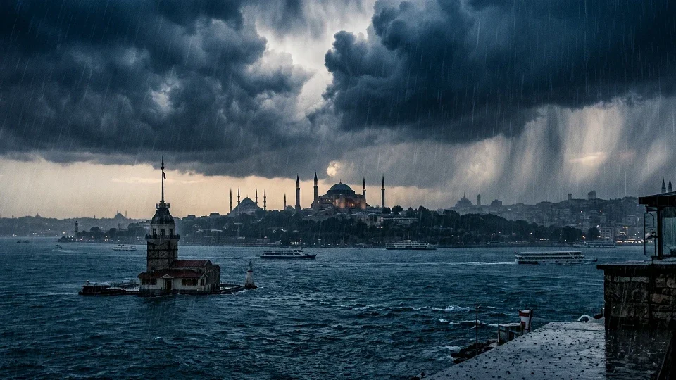 İstanbul’da kuvvetli yağış alarmı sürüyor