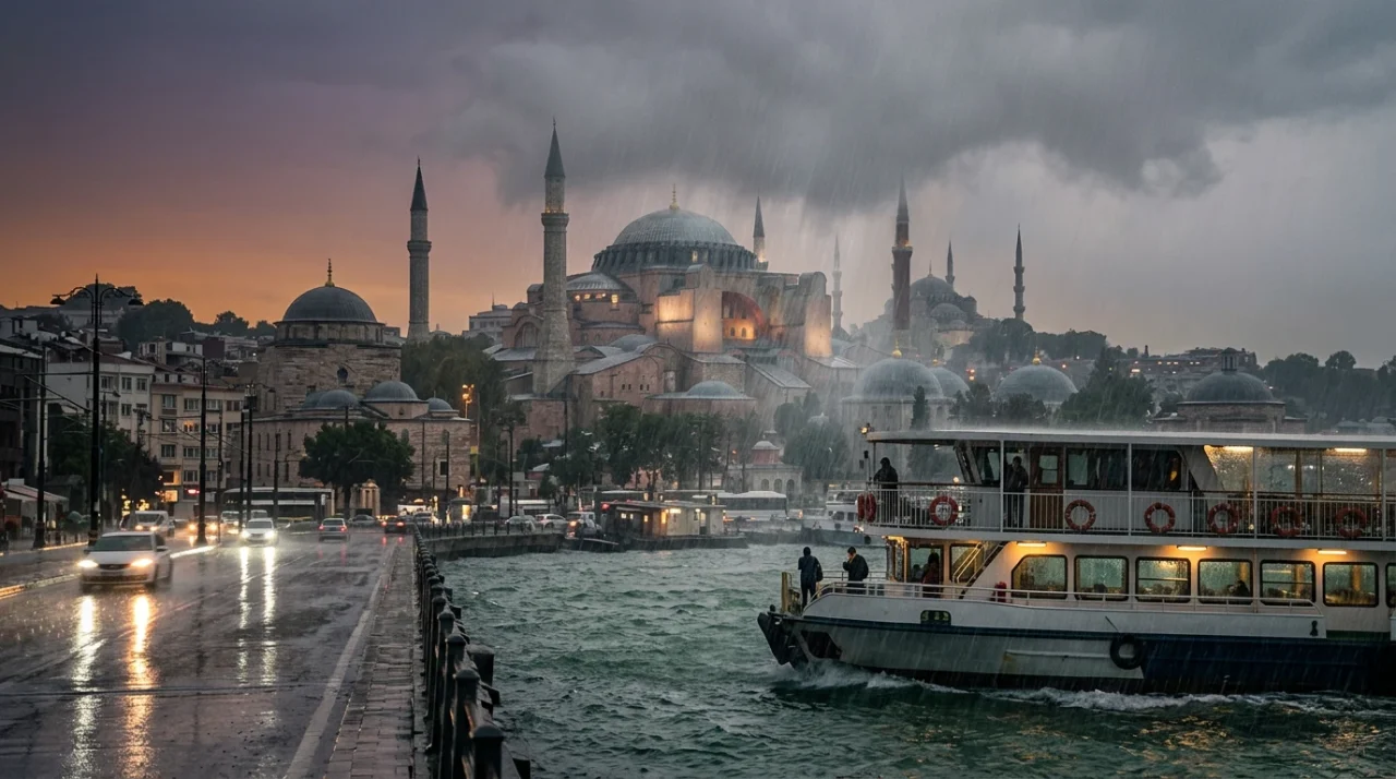 İstanbul’da kuvvetli yağış alarmı sürüyor