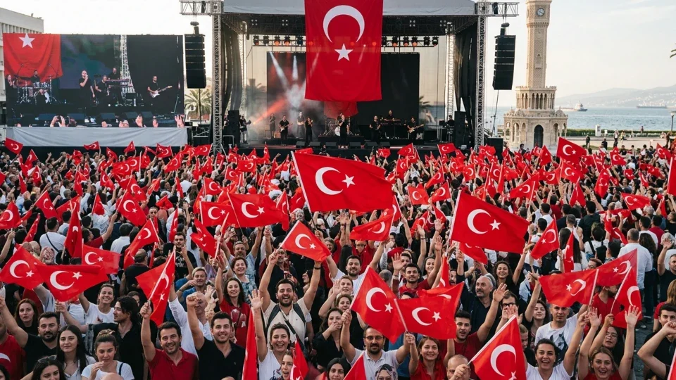 İzmir’de Cumhuriyet Bayramı için 28-29 Ekim konser hazırlığı