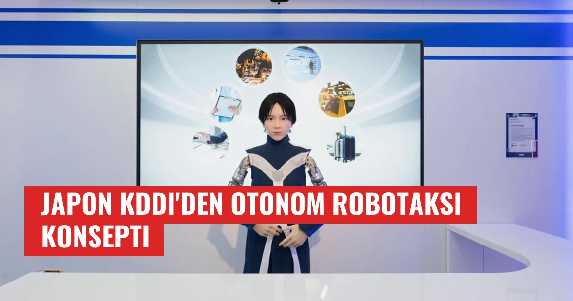 Japon KDDI'den Otonom Robotaksi Konsepti