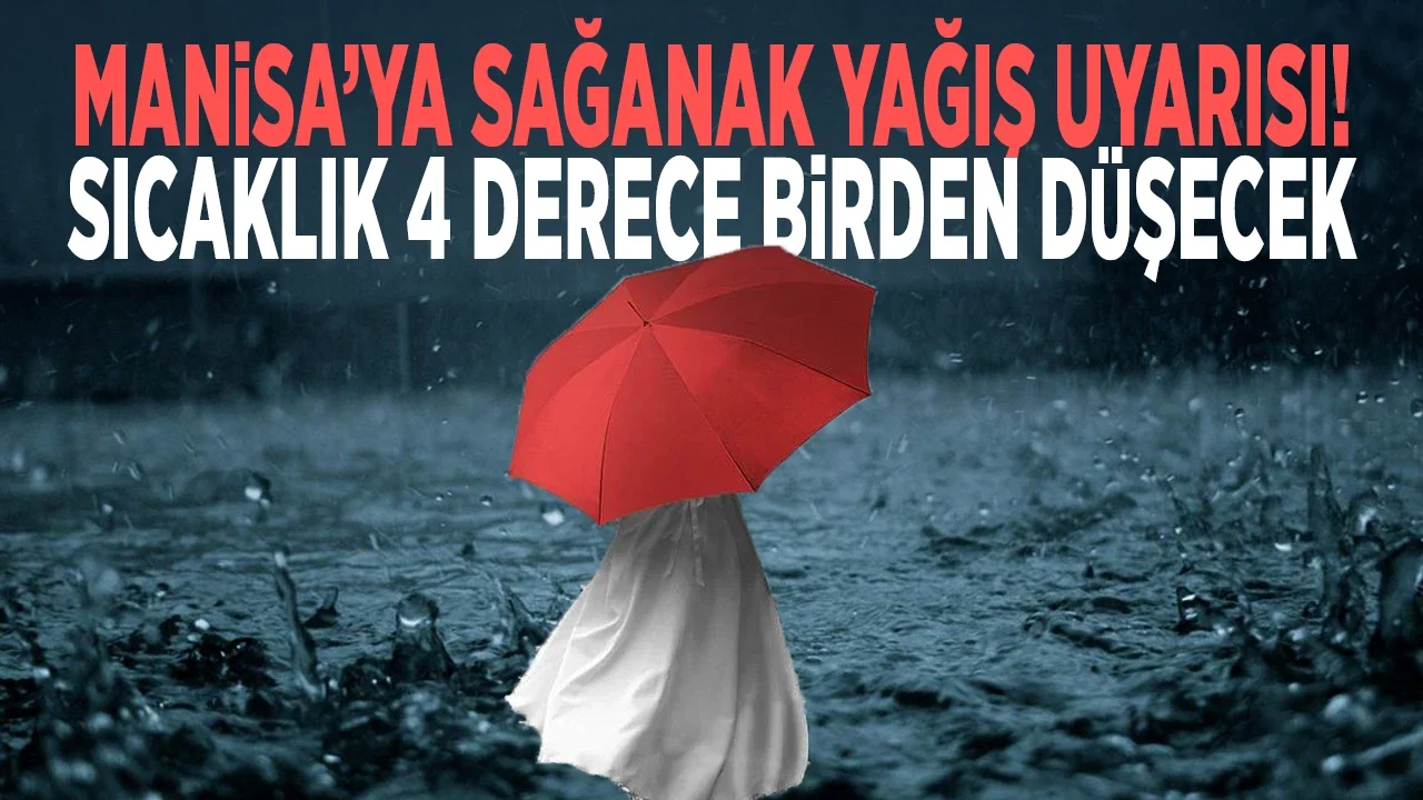 Manisa’da Beş Günlük Tahminde Yağışlı Hava Öne Çıkıyor