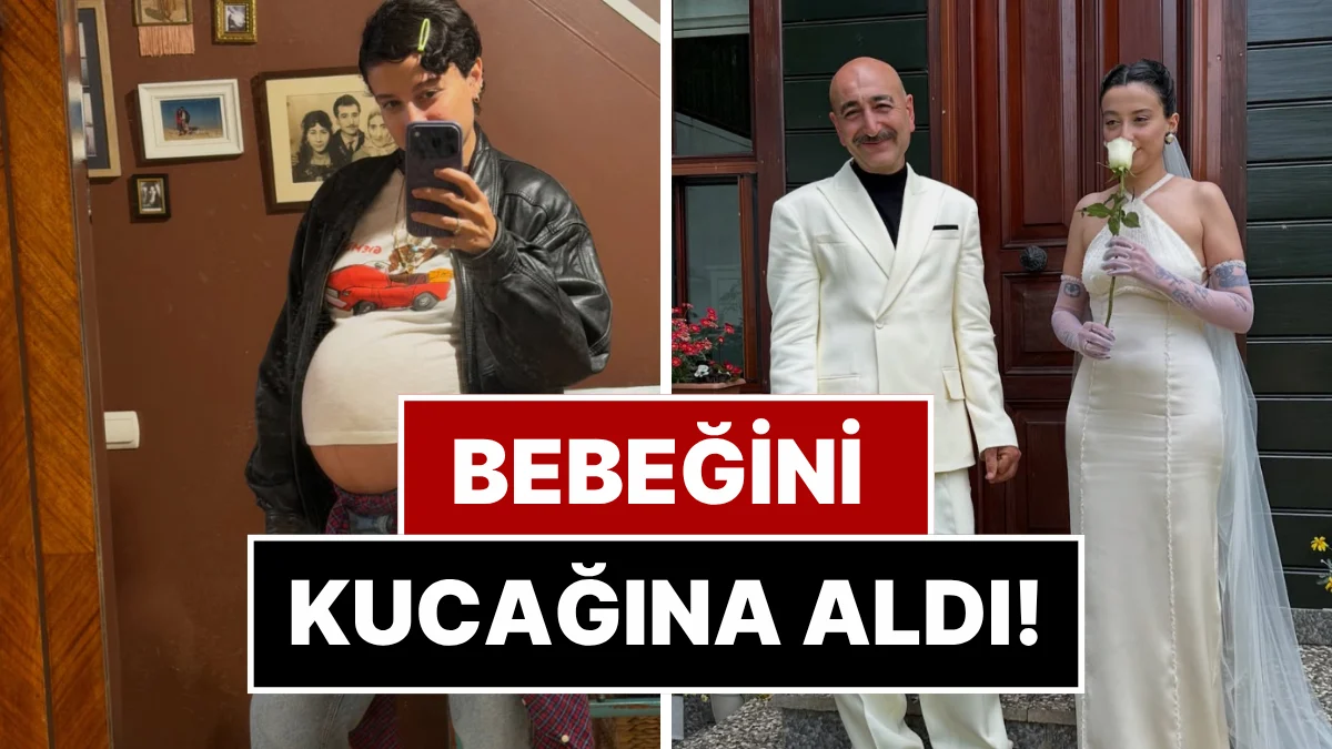 Melike Şahin ilk kez anne oldu