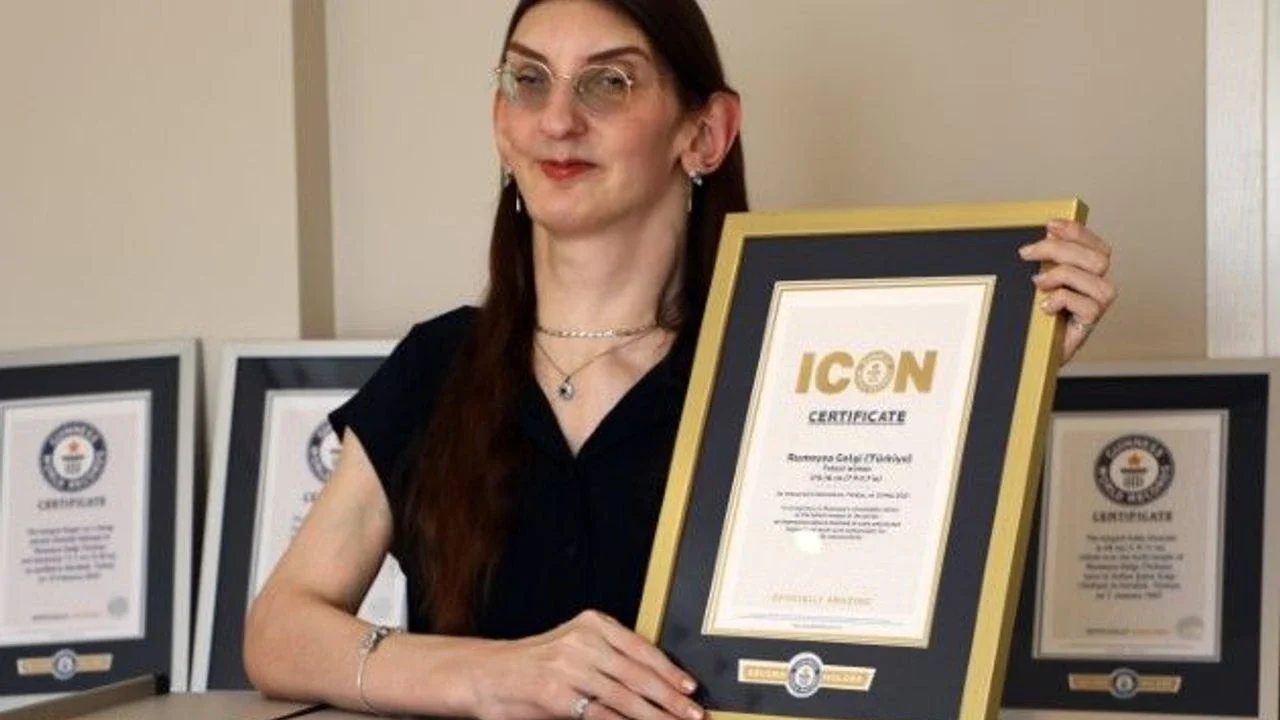 Rumeysa Gelgi 12 Yılda Guinness Rekorlar Kitabı’na 8 Kez Girdi
