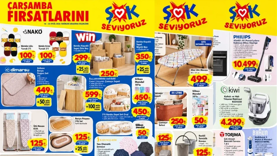 ŞOK raflarında temizlik alışverişini değiştirecek ürünler yer alacak