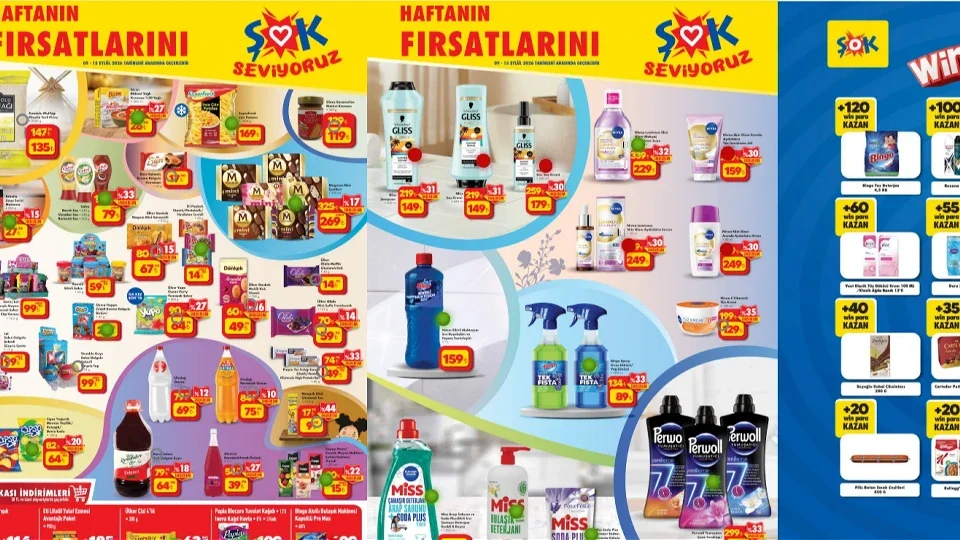 ŞOK’ta 12-15 Eylül 2026 hafta sonu fırsatları raflarda yerini alıyor
