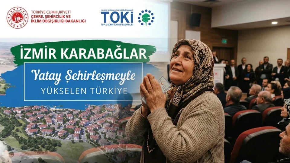 TOKİ İzmir Karabağlar kurasında hak sahipleri daire bilgilerini arıyor