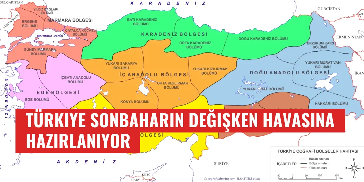 Türkiye Sonbaharın Değişken Havasına Hazırlanıyor