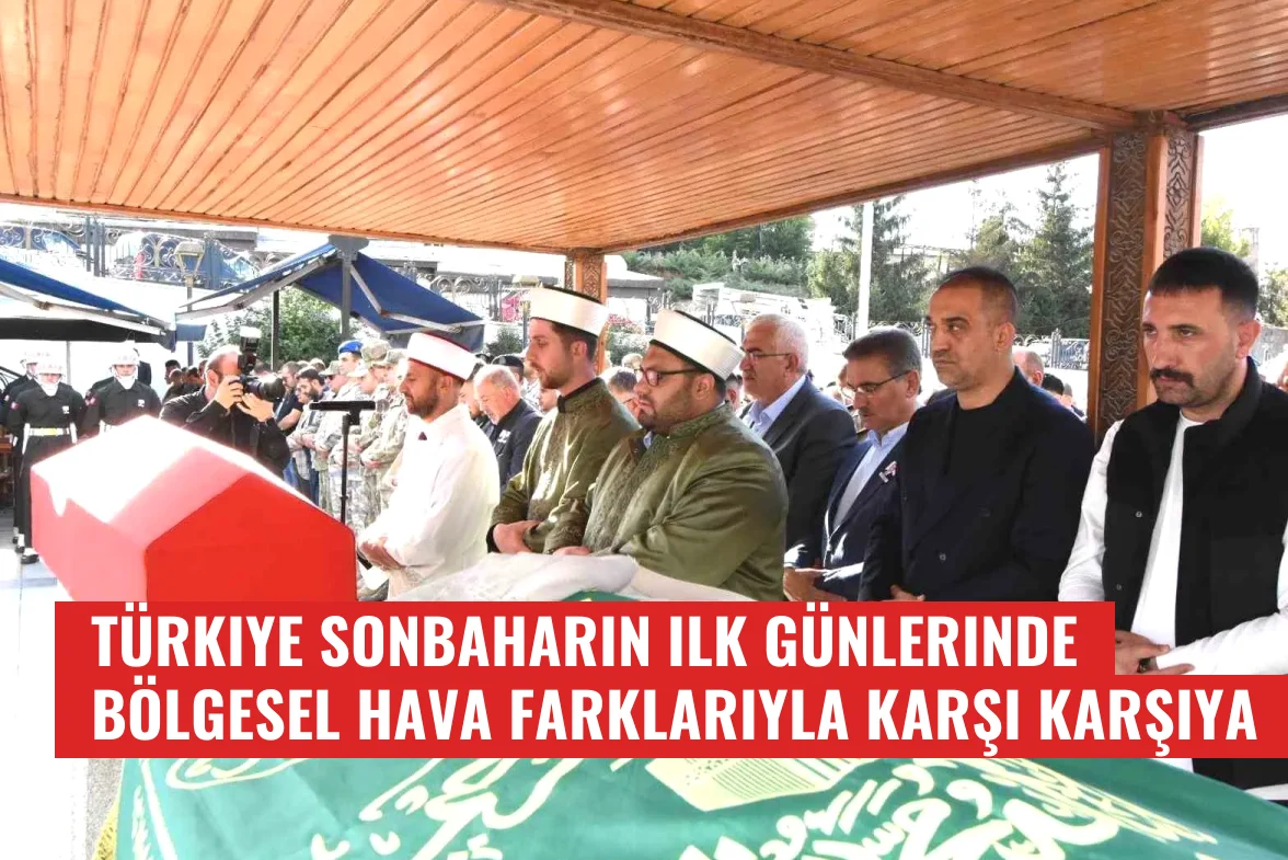 Türkiye sonbaharın ilk günlerinde bölgesel hava farklarıyla karşı karşıya