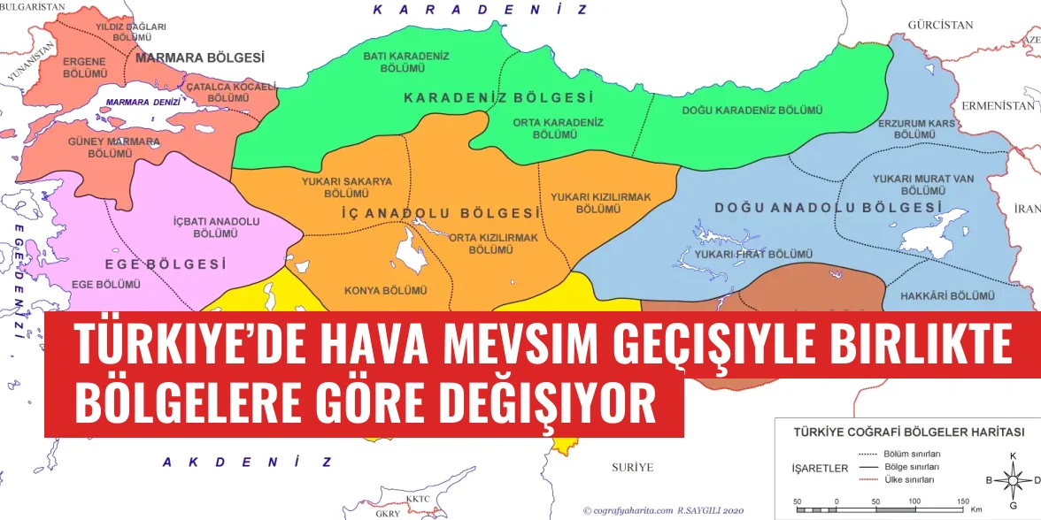 Türkiye’de Hava Mevsim Geçişiyle Birlikte Bölgelere Göre Değişiyor