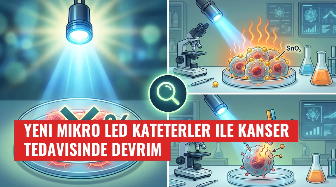 Yeni Mikro LED Kateterler ile Kanser Tedavisinde Devrim