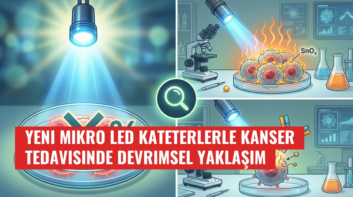 Yeni Mikro LED Kateterlerle Kanser Tedavisinde Devrimsel Yaklaşım