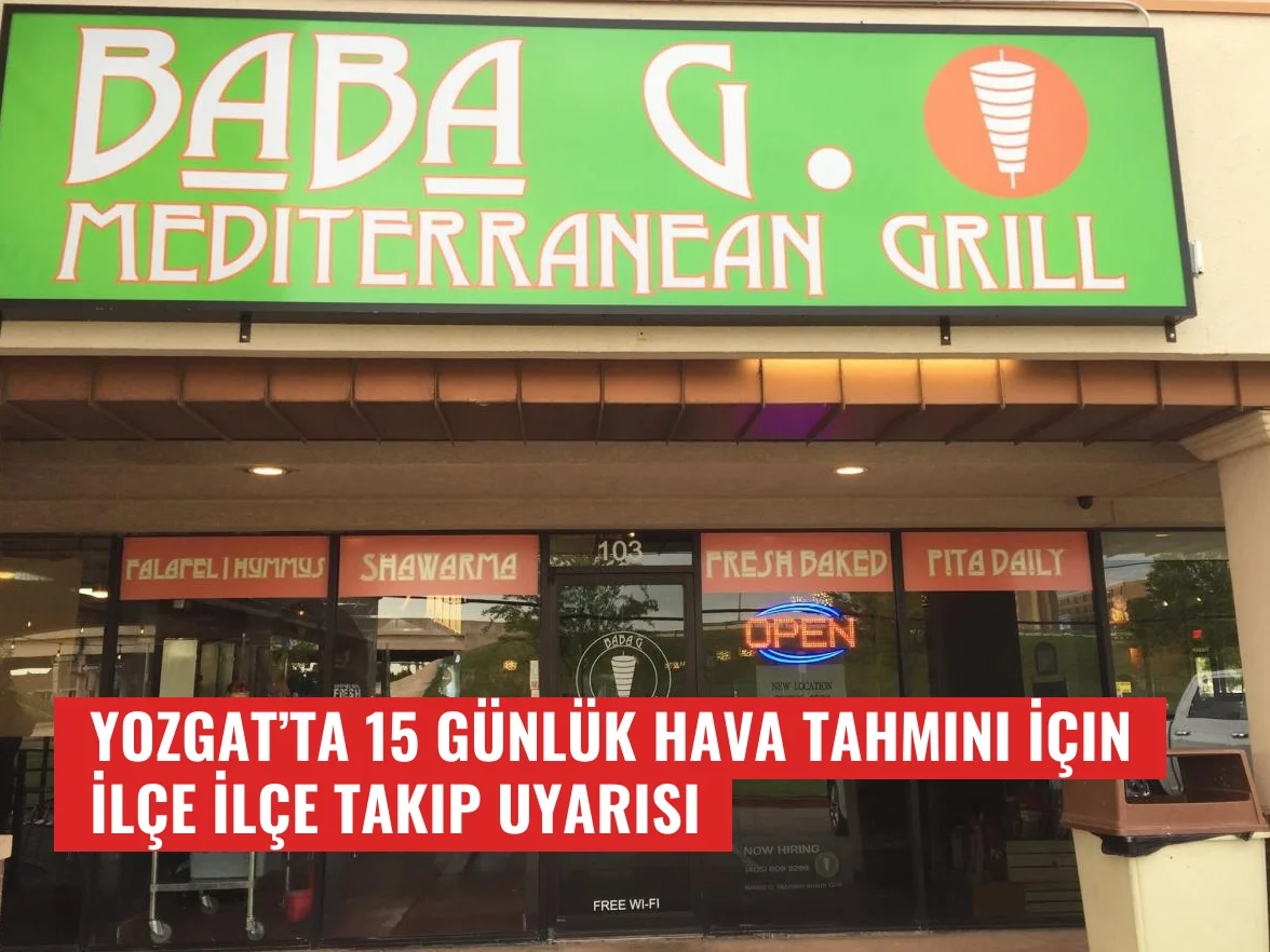 Yozgat’ta 15 Günlük Hava Tahmini İçin İlçe İlçe Takip Uyarısı
